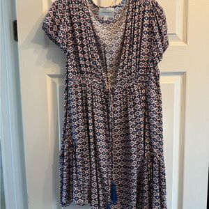 Cotton Candy LA Geometric Print Dress